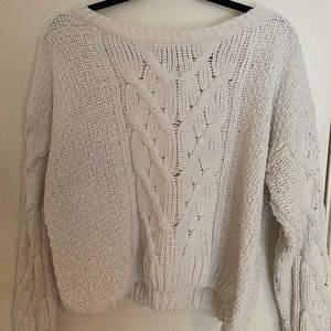 Large Aeropostale sweater white